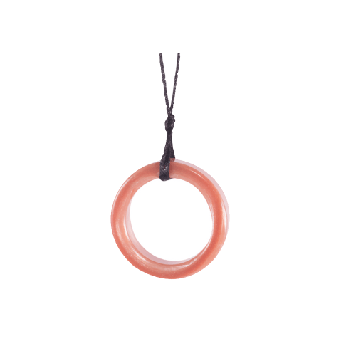 Realm Ring Pendant Sensory Chew - Amber image