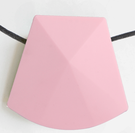 Chunk Pendant Sensory Chew Pink image 0