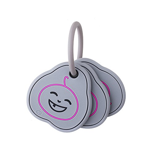 Chewi-Moji Chewable Sensory Communicator - Pink & Grey image 0