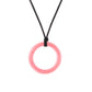 Realm Ring Pendant Sensory Chew - Pink sparkle image