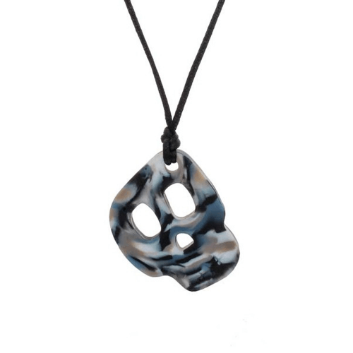 Skull Pendant Sensory Chew - Camo image
