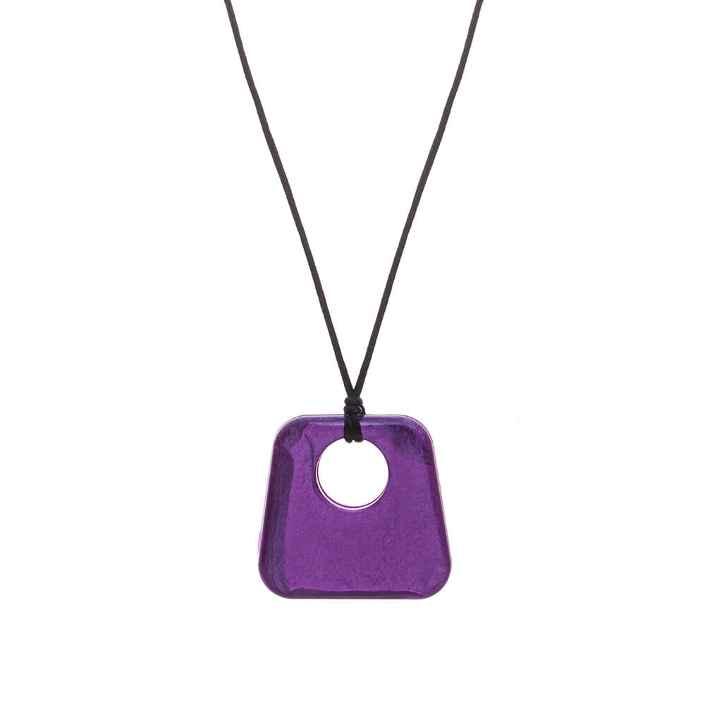 Jazz Pendant Sensory. Chew- Purple image 0