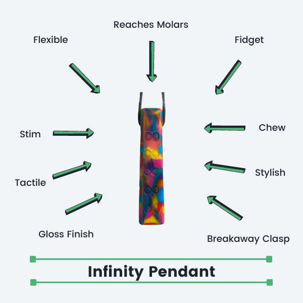 Infinity Sensory Chew Pendant image 2