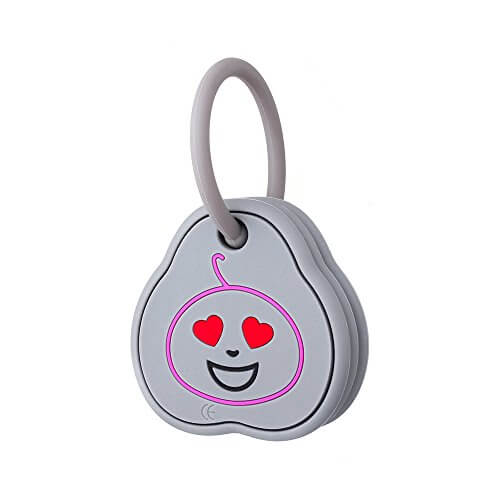Chewi-Moji Chewable Sensory Communicator - Pink & Grey image 1