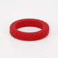 Tread Sensory Chew Bangle - Adult or Child Sized - Red image 0