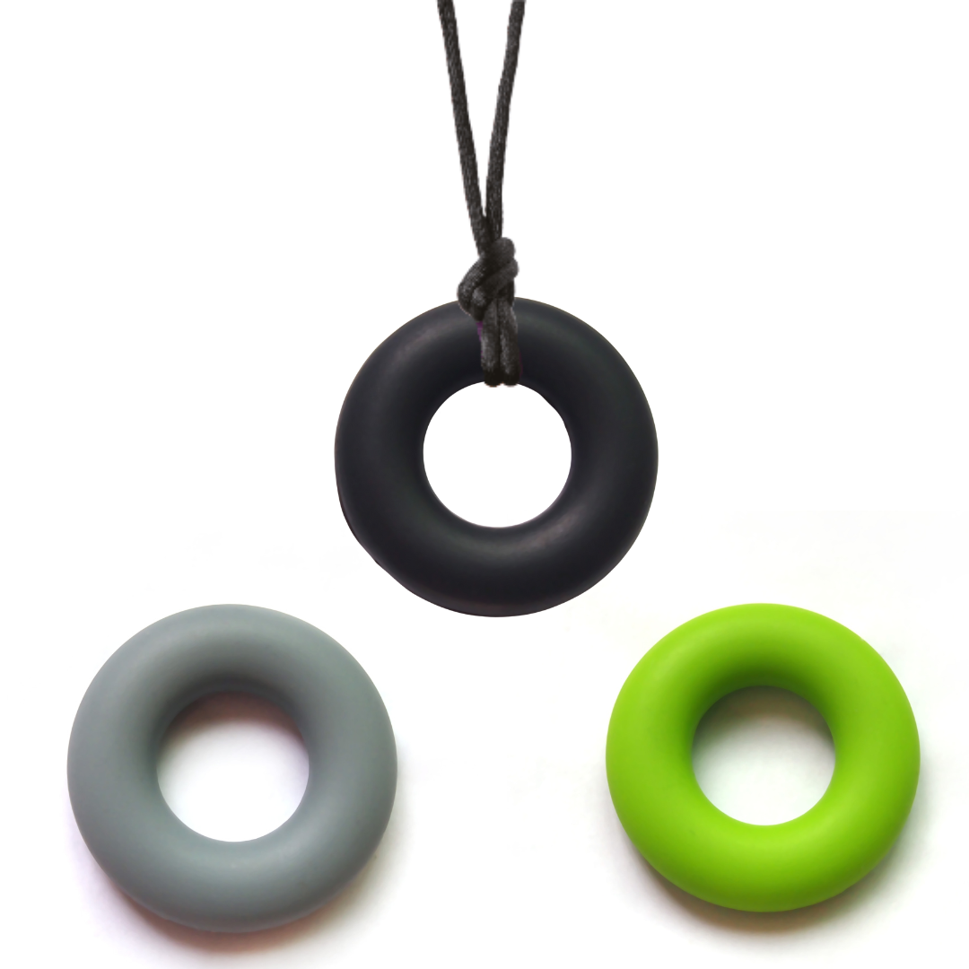 Mini Rings Sensory Chew Pendants - 6 pack image 2
