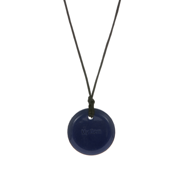 Button Sensory Chew Pendant - Glow image 2