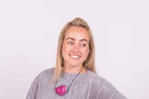 Gem Pendant Sensory Chew Amber image 1