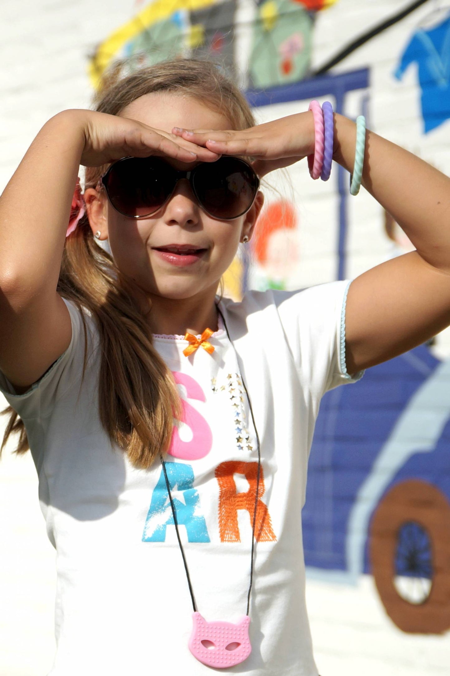 Twister Sensory Chew Bangle - 2 Pack - Blue image 1