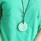 Button Sensory Chew Pendant - Glow image 4
