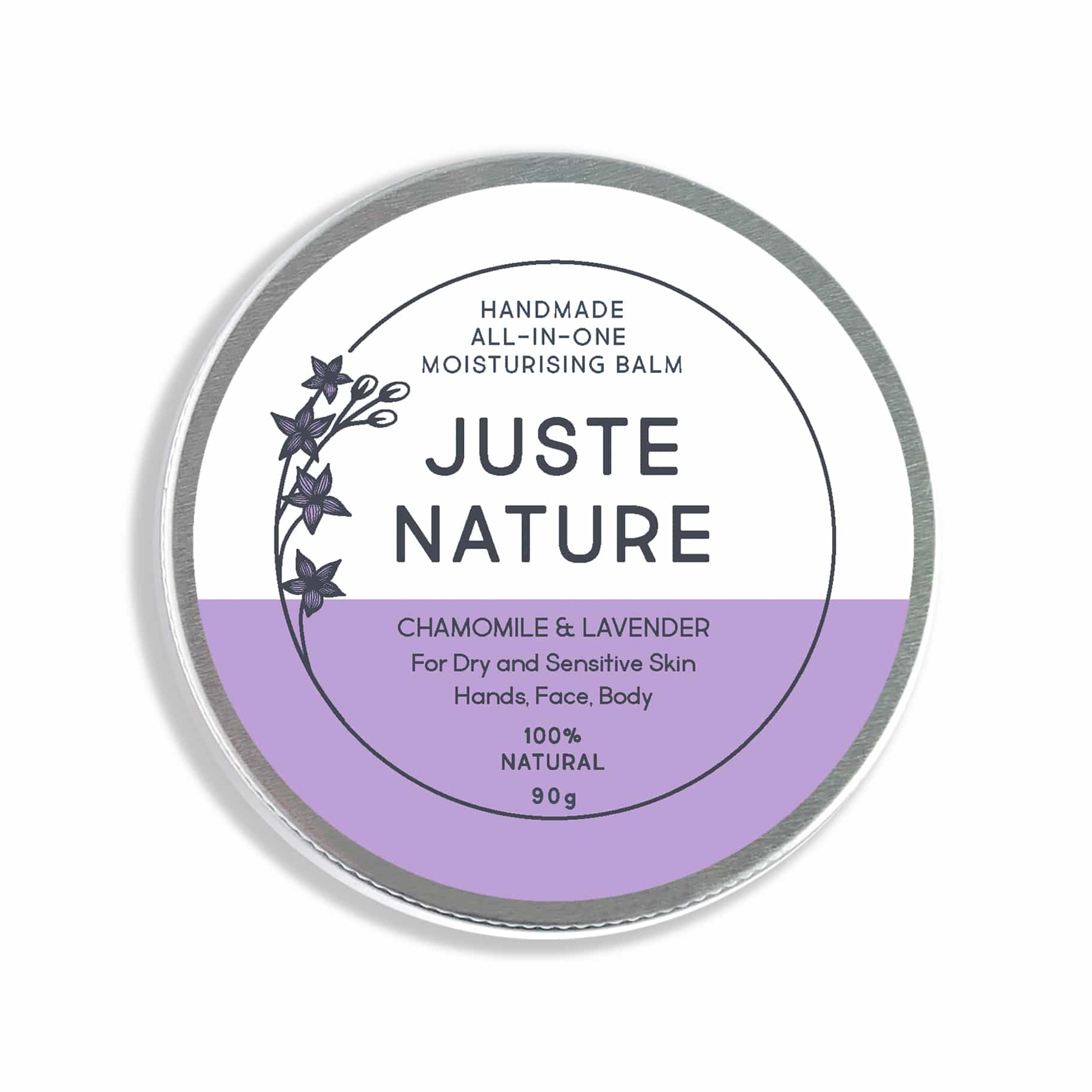 Juste Nature - All In One Moisturising Balms - Chamomile and Lavender image