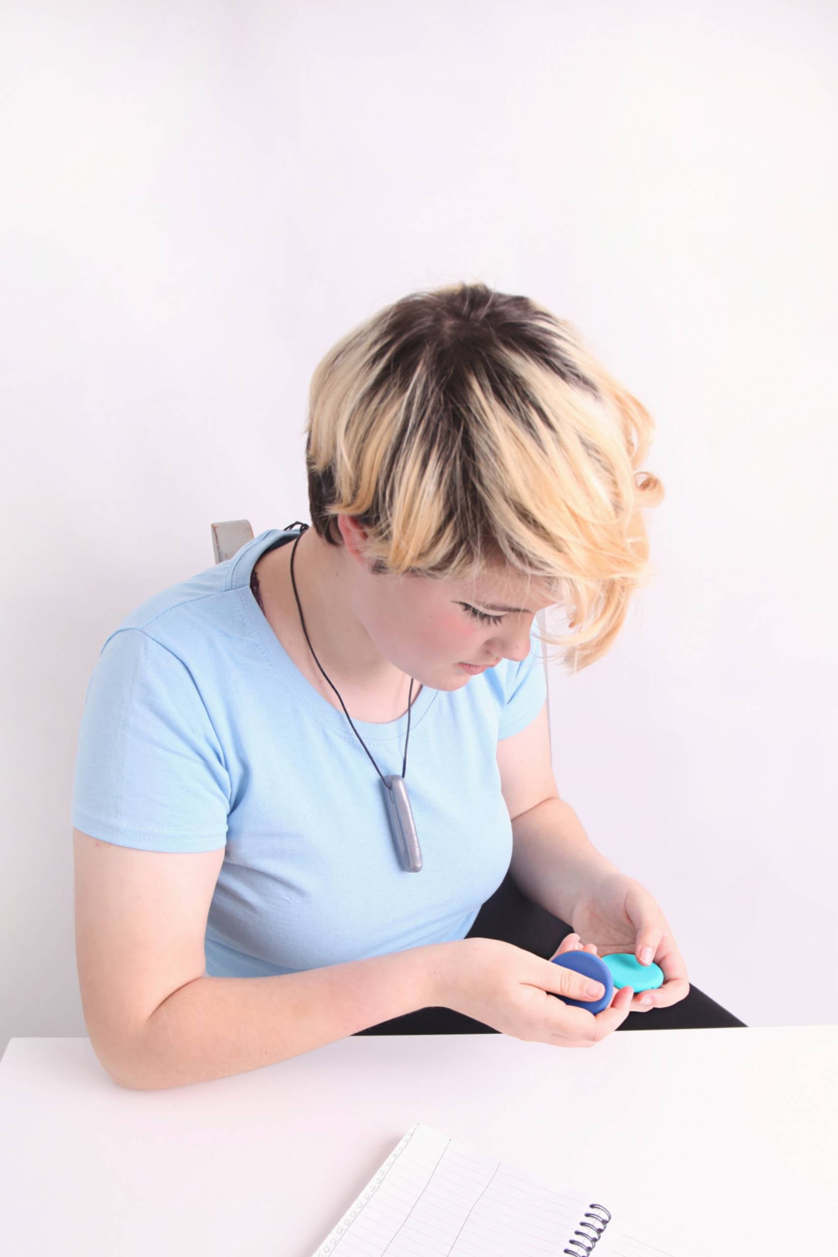 Worry Stones - Pocket Sized Sensory Chew Stim stones image 2