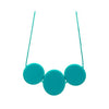 Zen Stones Necklace Sensory Chew - Teal image 0
