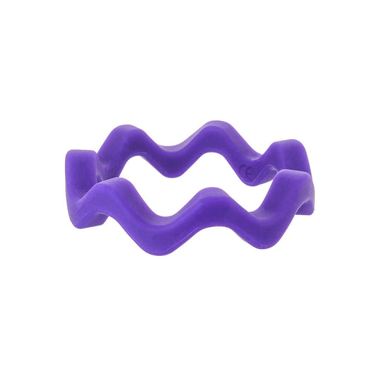 Wave Sensory Chew Bangle - Purple image 0